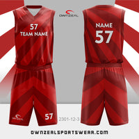 Customized Sublimation Basketball Uniform 313