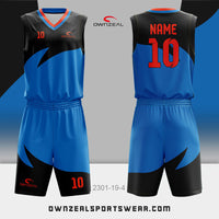 Customized Sublimation Basketball Uniform 318
