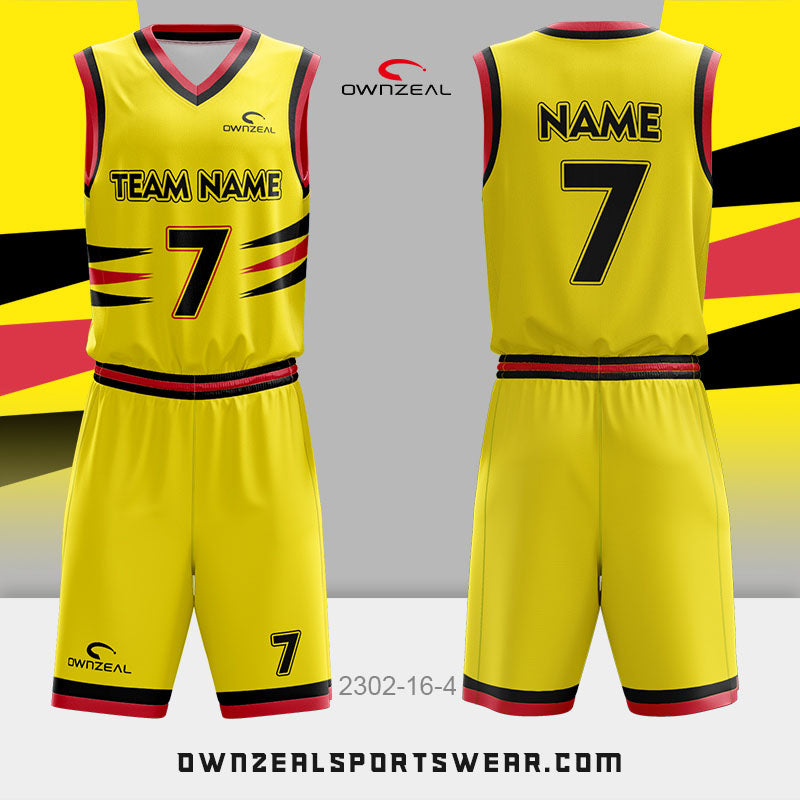 Customized Sublimation Basketball Uniform 002