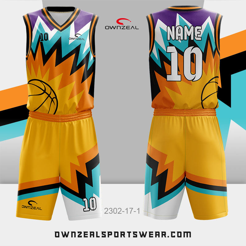 Customized Sublimation Basketball Uniform 003
