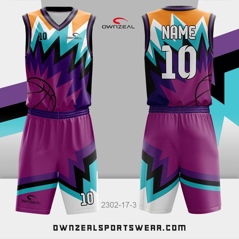Customized Sublimation Basketball Uniform 005