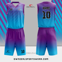 Customized Sublimation Basketball Uniform 010