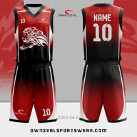 Customized Sublimation Basketball Uniform 012
