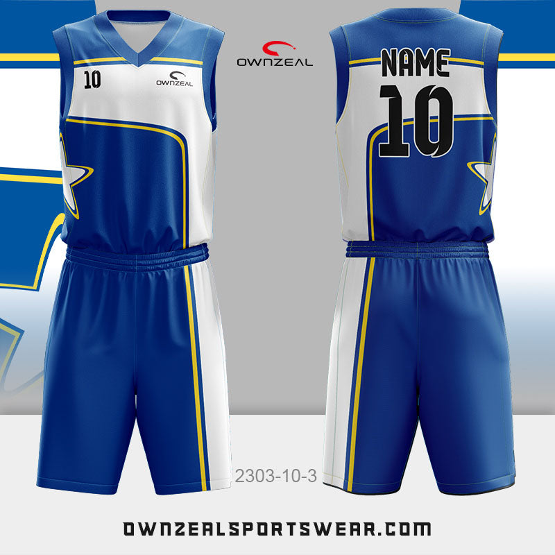 Customized Sublimation Basketball Uniform 033