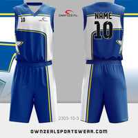 Customized Sublimation Basketball Uniform 033