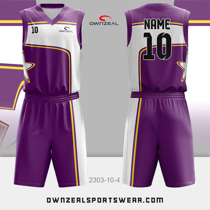 Customized Sublimation Basketball Uniform 034