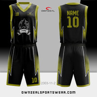 Customized Sublimation Basketball Uniform 036