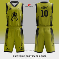 Customized Sublimation Basketball Uniform 037