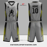 Customized Sublimation Basketball Uniform 038