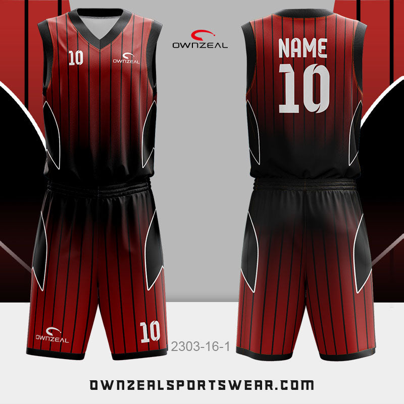 Customized Sublimation Basketball Uniform 039