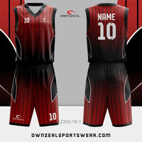 Customized Sublimation Basketball Uniform 039