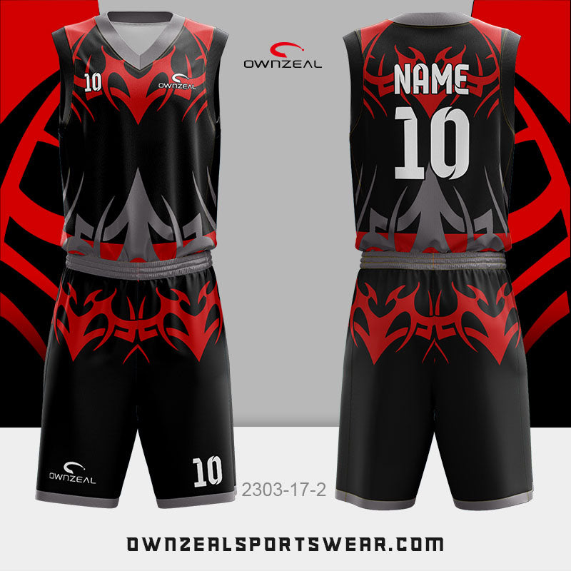 Customized Sublimation Basketball Uniform 044