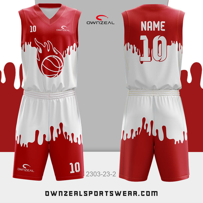 Customized Sublimation Basketball Uniform 048