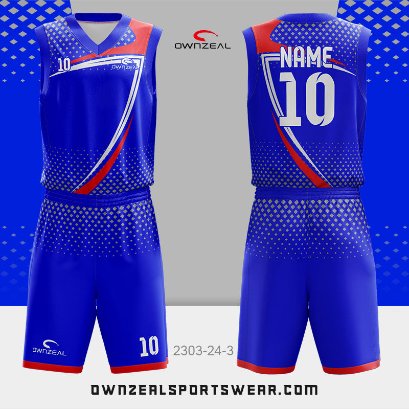 Customized Sublimation Basketball Uniform 053