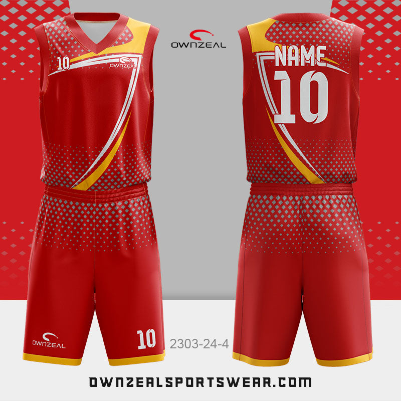 Customized Sublimation Basketball Uniform 054