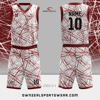 Customized Sublimation Basketball Uniform 015