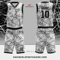 Customized Sublimation Basketball Uniform 016