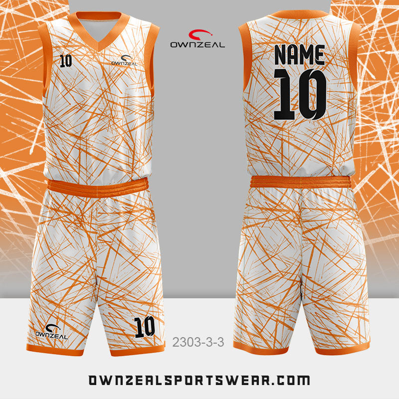Customized Sublimation Basketball Uniform 017