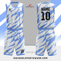 Customized Sublimation Basketball Uniform 062