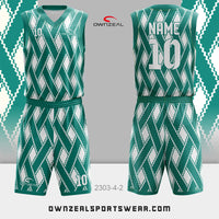 Customized Sublimation Basketball Uniform 020
