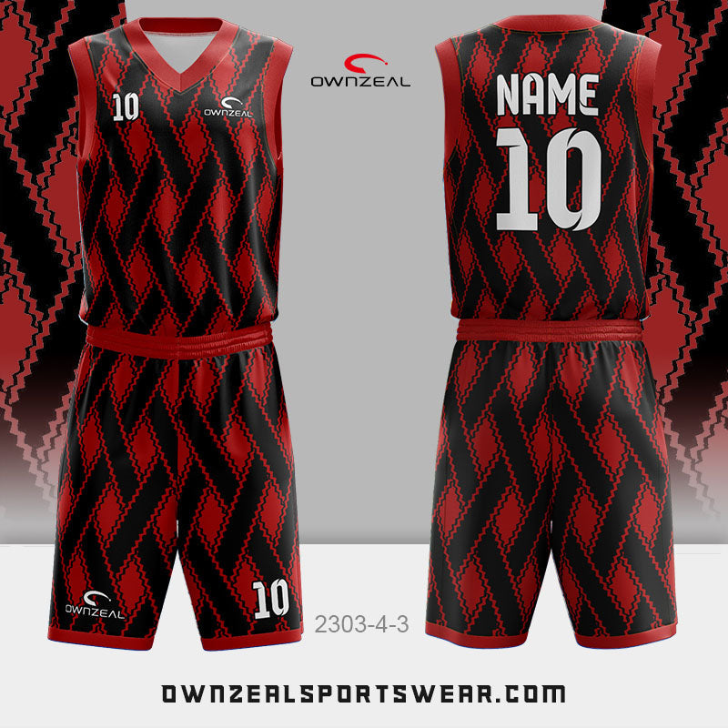 Customized Sublimation Basketball Uniform 021