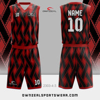Customized Sublimation Basketball Uniform 021