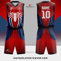 Customized Sublimation Basketball Uniform 023