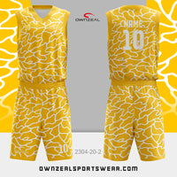Customized Sublimation Basketball Uniform 080