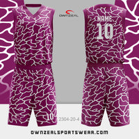 Customized Sublimation Basketball Uniform 082