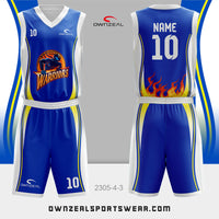 Customized Sublimation Basketball Uniform 093