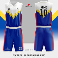 Customized Sublimation Basketball Uniform 097