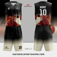 Customized Sublimation Basketball Uniform 115