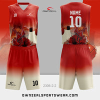 Customized Sublimation Basketball Uniform 116