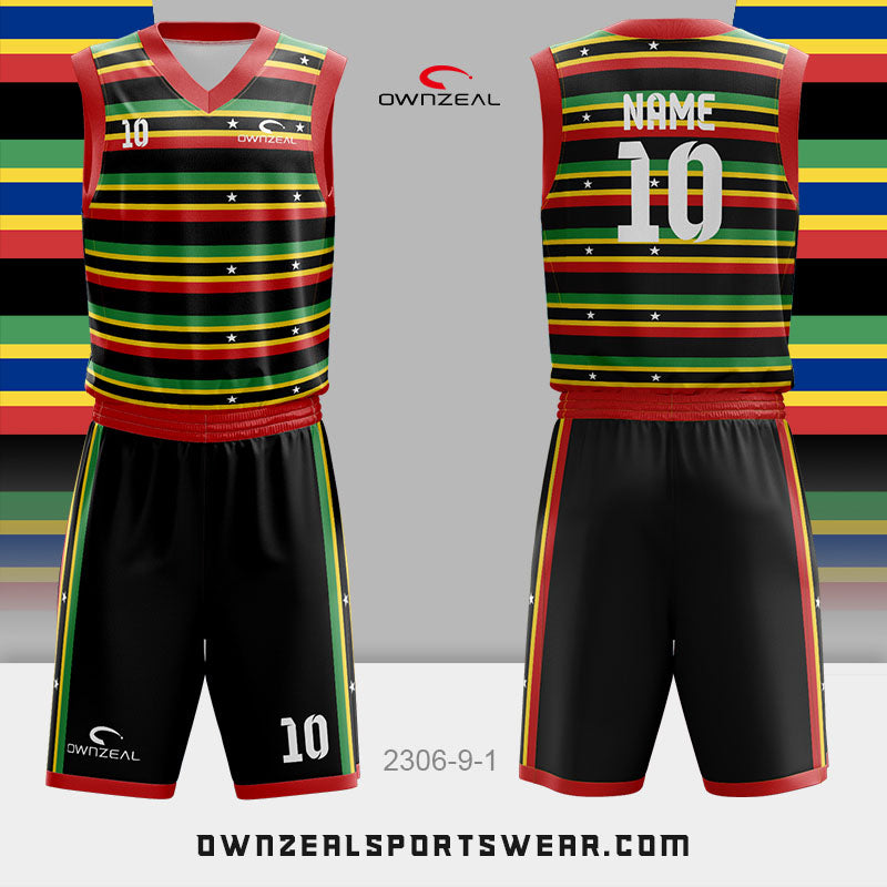 Customized Sublimation Basketball Uniform 119