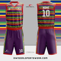 Customized Sublimation Basketball Uniform 122