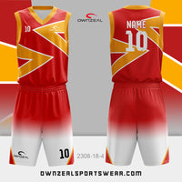 Customized Sublimation Basketball Uniform 166
