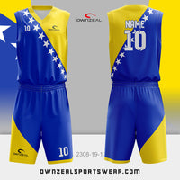 Customized Sublimation Basketball Uniform 167