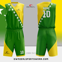 Customized Sublimation Basketball Uniform 169