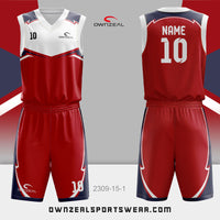 Customized Sublimation Basketball Uniform 183