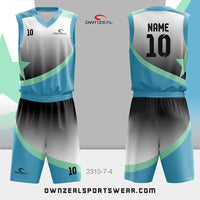 Customized Sublimation Basketball Uniform 202