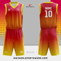 Customized Sublimation Basketball Uniform 213