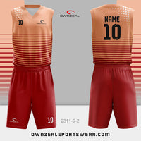 Customized Sublimation Basketball Uniform 216