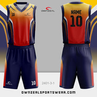 Customized Sublimation Basketball Uniform 243