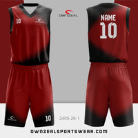 Customized Sublimation Basketball Uniform 299