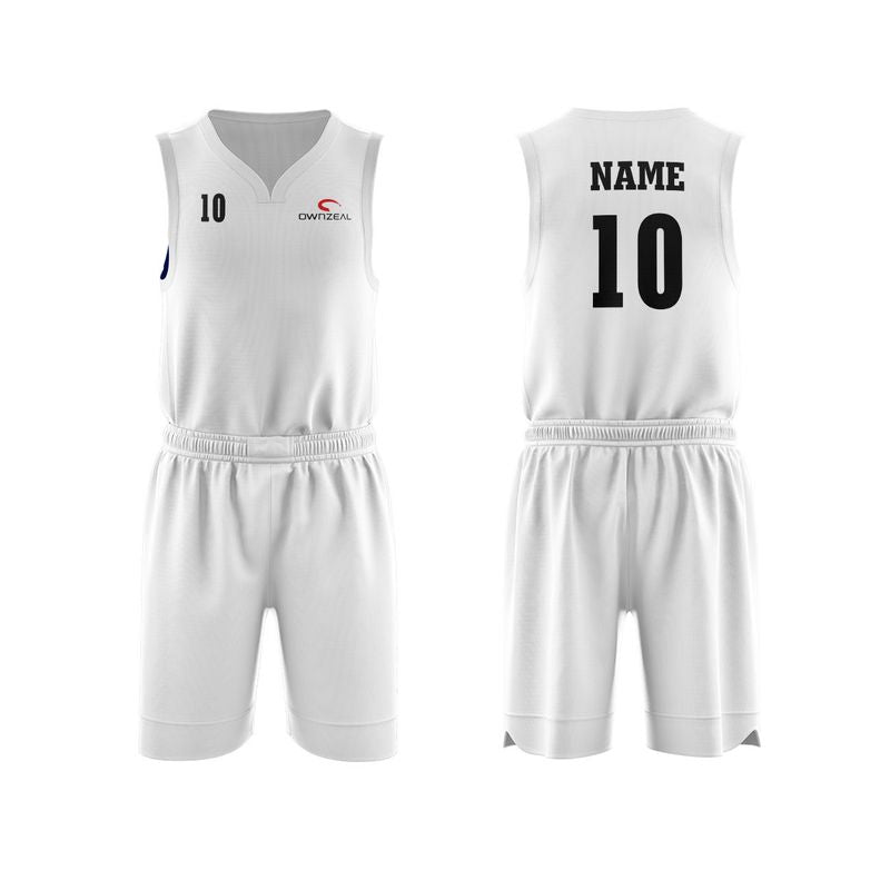 Basketball Uniform With V-neck Collar 2