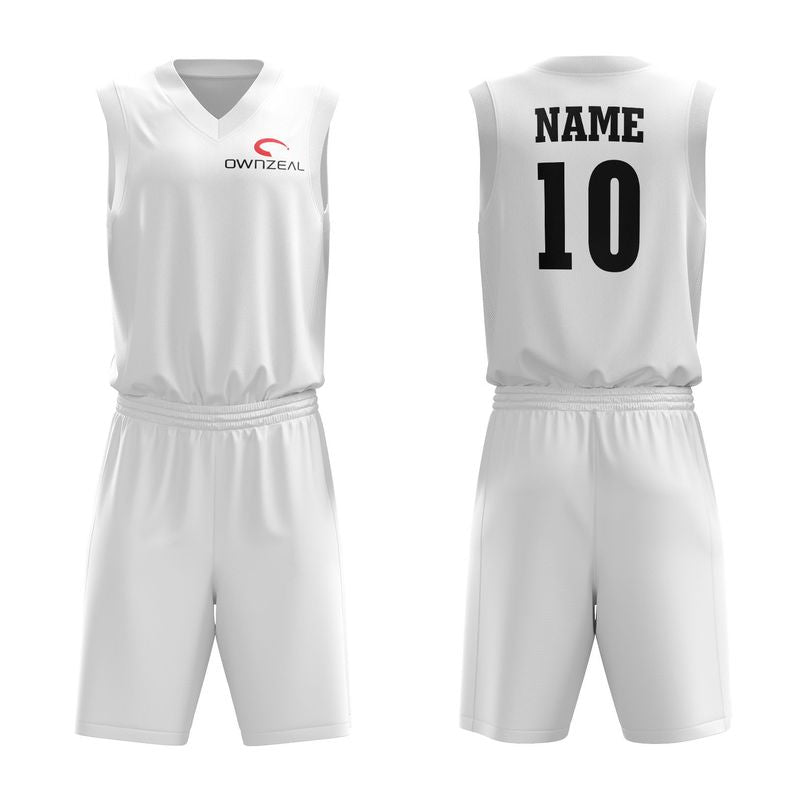 Basketball Uniform With V-neck Collar